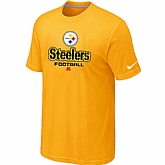 Pittsburgh Steelers Critical Victory Yellow T-Shirt,baseball caps,new era cap wholesale,wholesale hats