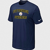 Pittsburgh Steelers Heart & Soul D.Blue T-Shirt,baseball caps,new era cap wholesale,wholesale hats