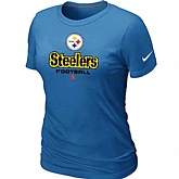 Pittsburgh Steelers L.blue Women's Critical Victory T-Shirt,baseball caps,new era cap wholesale,wholesale hats