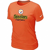 Pittsburgh Steelers Orange Women's Critical Victory T-Shirt,baseball caps,new era cap wholesale,wholesale hats