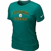 Pittsburgh Steelers Women's Heart & Soul L.Green T-Shirt,baseball caps,new era cap wholesale,wholesale hats