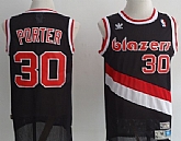 Portland Trailblazers #30 Terry Porter Black Throwback Swingman Jerseys,baseball caps,new era cap wholesale,wholesale hats