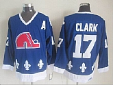 Quebec Nordiques #21 Clark Blue Jerseys,baseball caps,new era cap wholesale,wholesale hats