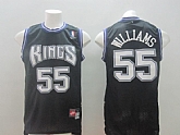 Sacramento Kings #55 Williams Black Swingman Jerseys,baseball caps,new era cap wholesale,wholesale hats