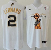 San Antonio Spurs #2 Kawhi Leonard Revolution 30 Swingman 2014 Champions White Jerseys,baseball caps,new era cap wholesale,wholesale hats