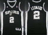 San Antonio Spurs #2 Kawhi Leonard Revolution 30 Swingman Black Jerseys,baseball caps,new era cap wholesale,wholesale hats