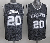 San Antonio Spurs #20 Manu Ginobili Black Leopard Fashion Jerseys,baseball caps,new era cap wholesale,wholesale hats