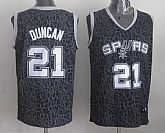 San Antonio Spurs #21 Tim Duncan Black Leopard Fashion Jerseys,baseball caps,new era cap wholesale,wholesale hats