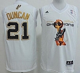 San Antonio Spurs #21 Tim Duncan Revolution 30 Swingman 2014 Champions White Jerseys,baseball caps,new era cap wholesale,wholesale hats