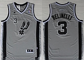 San Antonio Spurs #3 Marco Belinelli Revolution 30 Swingman Gray Jerseys,baseball caps,new era cap wholesale,wholesale hats