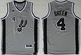 San Antonio Spurs #4 Danny Green Revolution 30 Swingman Gray Jerseys,baseball caps,new era cap wholesale,wholesale hats