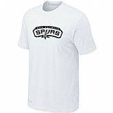 San Antonio Spurs Big & Tall Primary Logo white T-Shirt,baseball caps,new era cap wholesale,wholesale hats