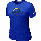 San Diego Charger Blue Women's Critical Victory T-Shirt,baseball caps,new era cap wholesale,wholesale hats