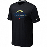 San Diego Charger Critical Victory Black T-Shirt,baseball caps,new era cap wholesale,wholesale hats