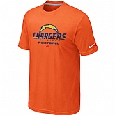 San Diego Charger Critical Victory Orange T-Shirt,baseball caps,new era cap wholesale,wholesale hats