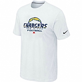 San Diego Charger Critical Victory White T-Shirt,baseball caps,new era cap wholesale,wholesale hats