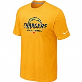 San Diego Charger Critical Victory Yellow T-Shirt,baseball caps,new era cap wholesale,wholesale hats