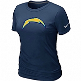 San Diego Charger D.Blue Women's Logo T-Shirt,baseball caps,new era cap wholesale,wholesale hats