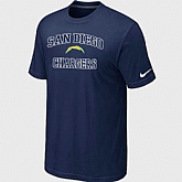 San Diego Chargers Heart & Soul D.Blue T-Shirt,baseball caps,new era cap wholesale,wholesale hats