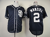 San Diego Padres #2 Manziel Navy Blue Jerseys,baseball caps,new era cap wholesale,wholesale hats