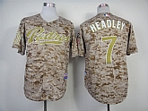 San Diego Padres #7 Chase Headley 2014 Camo Jerseys,baseball caps,new era cap wholesale,wholesale hats