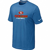 San Francisco 49ers Critical Victory light Blue T-Shirt,baseball caps,new era cap wholesale,wholesale hats