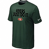 San Francisco 49ers Just Do It D.Green T-Shirt,baseball caps,new era cap wholesale,wholesale hats