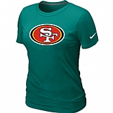 San Francisco 49ers L.Green Women's Logo T-Shirt,baseball caps,new era cap wholesale,wholesale hats