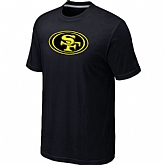 San Francisco 49ers Neon Logo Charcoal Black T-shirt,baseball caps,new era cap wholesale,wholesale hats