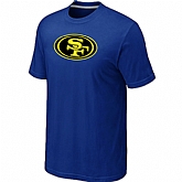 San Francisco 49ers Neon Logo Charcoal Blue T-shirt,baseball caps,new era cap wholesale,wholesale hats