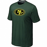 San Francisco 49ers Neon Logo Charcoal D.Green T-shirt,baseball caps,new era cap wholesale,wholesale hats