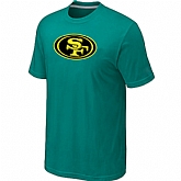 San Francisco 49ers Neon Logo Charcoal Green T-shirt,baseball caps,new era cap wholesale,wholesale hats