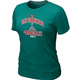 San Francisco 49ers Super Bowl XLVII Heart & Soul L.Green Women's T-Shirt,baseball caps,new era cap wholesale,wholesale hats