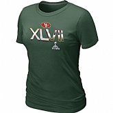 San Francisco 49ers Super Bowl XLVII On Our Way D.Green Women's T-Shirt,baseball caps,new era cap wholesale,wholesale hats