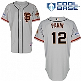 San Francisco Giants #12 Panik 2014 Gray Cool Base Jerseys,baseball caps,new era cap wholesale,wholesale hats