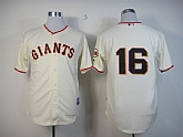 San Francisco Giants #16 Angel Pagan Cream Jerseys,baseball caps,new era cap wholesale,wholesale hats
