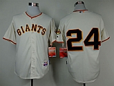 San Francisco Giants #24 Mays Cream Throwback Jerseys,baseball caps,new era cap wholesale,wholesale hats