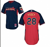 San Francisco Giants #28 Buster Posey 2014 All Star Navy Blue Jerseys,baseball caps,new era cap wholesale,wholesale hats