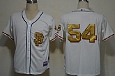 San Francisco Giants #54 Sergio Romo 2013 Cream With Gold Jerseys,baseball caps,new era cap wholesale,wholesale hats