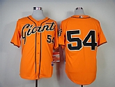 San Francisco Giants #54 Sergio Romo 2014 Orange Jerseys,baseball caps,new era cap wholesale,wholesale hats