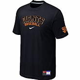 San Francisco Giants Black Nike Short Sleeve Practice T-Shirt,baseball caps,new era cap wholesale,wholesale hats