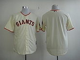 San Francisco Giants Blank Cream Jerseys,baseball caps,new era cap wholesale,wholesale hats