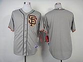 San Francisco Giants Blank Gray SF Jerseys,baseball caps,new era cap wholesale,wholesale hats
