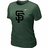 San Francisco Giants Heathered D.Green Nike Women's Blended T-Shirt,baseball caps,new era cap wholesale,wholesale hats