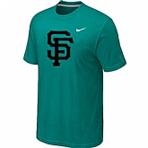 San Francisco Giants Heathered Green Nike Blended T-Shirt,baseball caps,new era cap wholesale,wholesale hats