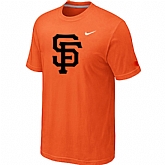 San Francisco Giants Heathered Orange Nike Blended T-Shirt,baseball caps,new era cap wholesale,wholesale hats