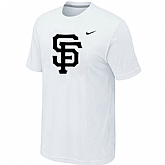 San Francisco Giants Heathered White Nike Blended T-Shirt,baseball caps,new era cap wholesale,wholesale hats
