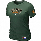 San Francisco Giants Nike Women's D.Green Short Sleeve Practice T-Shirt,baseball caps,new era cap wholesale,wholesale hats