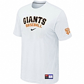 San Francisco Giants White Nike Short Sleeve Practice T-Shirt,baseball caps,new era cap wholesale,wholesale hats