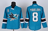 San Jose Sharks #8 Joe Pavelski 2014 Blue Jerseys,baseball caps,new era cap wholesale,wholesale hats